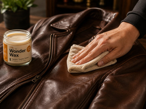 Buff gently with a clean cloth for a rich, natural finish.